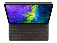 Apple Smart - Tangentbord och foliefodral - Apple Smart connector - QWERTY - internationell engelska - för 10.9-inch iPad Air (4th generation, 5th generation); 11-inch iPad Pro (1st generation, 2nd generation, 3rd generation) MXNK2Z/A