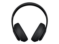 Beats Studio3 Wireless - Hörlurar med mikrofon - fullstorlek - Bluetooth - trådlös - aktiv brusradering - ljudisolerande - mattsvart MX3X2ZM/A