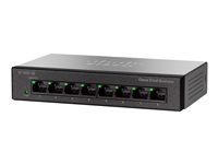 Cisco Small Business SF 100D-08 - Switch - ohanterad - 8 x 10/100 - skrivbordsmodell - Likström SF100D-08-EU