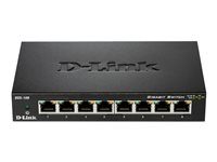 D-Link DGS 108 - Switch - ohanterad - 8 x 10/100/1000 - skrivbordsmodell DGS-108/E