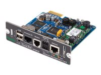 APC Network Management Card 2 with Environmental Monitoring, Out of Band Management and Modbus - Adapter för administration på distans - SmartSlot - 10/100 Ethernet - för P/N: GVX500K1250GS, GVX500K1500GS, GVX750K1250GS, GVX750K1500GS, GVX750K1500HS AP9635