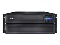 APC Smart-UPS X 3000 Rack/Tower LCD - UPS (rackmonterbar/extern) - AC 230 V - 2700 Watt - 3000 VA - Ethernet 10/100, RS-232, USB - utgångskontakter: 10 - 4U - svart - med APC UPS Network Management Card AP9631 - för P/N: AR4024SP, AR4024SPX429, AR4024SPX431, AR4024SPX432, NBWL0356A, SMX3000HVTUS SMX3000HVNC