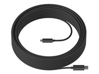 Logitech Strong - USB-kabel - USB typ A (hane) till 24 pin USB-C (hane) - USB 3.2 - 45 m - Active Optical Cable (AOC), plenum - för Room Solution Huddle, Large 939-001805