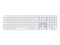 Apple Magic Keyboard with Numeric Keypad - Tangentbord - trådlös - Bluetooth - amerikansk - silver MQ052LB/A