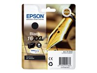 Epson 16XXL - 22 ml - XL - svart - original - blister med RF-larm/akustiskt larm - bläckpatron - för WorkForce WF-2660DWF C13T16814020