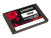 Kingston SSDNow KC300 - SSD - krypterat - 180 GB - inbyggd - 2.5" - SATA 6Gb/s - 256 bitars AES - Self-Encrypting Drive (SED), TCG Opal Encryption 2.0 SKC300S37A/180G