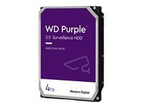 WD Purple WD42PURZ - Hårddisk - 4 TB - inbyggd - 3.5" - SATA 6Gb/s - buffert: 256 MB WD42PURZ