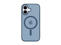 Belkin SheerForce Grip Series - Baksidesskydd för mobiltelefon - MagSafe-kompatibilitet - tillverkas av återvunna material - marin - för Apple iPhone 17 MSA034HQNY