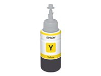 Epson T6644 - 70 ml - gul - original - påfyllnadsbläck - för EcoTank ET-14000, ET-16500, ET-2500, ET-2550, ET-2600, ET-2650, ET-3600, ET-4500, ET-4550 C13T664440