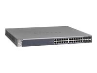 NETGEAR GSM7328Sv2 - Switch - L3 - Administrerad - 24 x 10/100/1000 + 4 x delad Gigabit SFP + 2 x SFP+ - skrivbordsmodell GSM7328S-200EUS