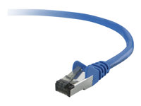 Belkin - Patch-kabel - RJ-45 (hane) till RJ-45 (hane) - 0.5 m - STP - CAT 6 - formpressad, hakfri - blå - för Omniview SMB 1x16, SMB 1x8; OmniView SMB CAT5 KVM Switch A3L980B50CML-HS