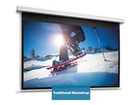 Da-Lite DescenderPro - Projektorduk - takmontering - motoriserad - 144" (366 cm) - 16:10 - Matte White - RAL 9016 10104802