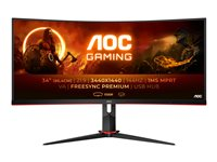 AOC Gaming CU34G2X/BK - LED-skärm - böjd - 34" CU34G2X/BK