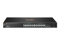 HPE Aruba 2530-24 - Switch - Administrerad - 24 x 10/100 + 2 x Gigabit SFP + 2 x 10/100/1000 - skrivbordsmodell, rackmonterbar, väggmonterbar J9782A#ABB