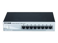 D-Link DES 1210 - Switch - Administrerad - 8 x 10/100 (PoE) - skrivbordsmodell - PoE DES-1210-08P