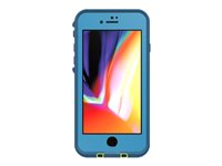 LifeProof FRE - Skyddande vattentätt fodral för mobiltelefon - polykarbonat - banzaiblå - för Apple iPhone 7, 8, SE (3rd generation), SE (andra generationen) 77-56792