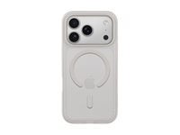 Belkin SheerForce Grip Series - Baksidesskydd för mobiltelefon - MagSafe-kompatibilitet - tillverkas av återvunna material - sand - för Apple iPhone 17 Pro MSA035HQSA