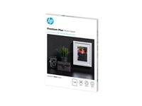 HP Premium Plus Photo Paper - Blank - 130 x 180 mm - 300 g/m² - 20 ark fotopapper - för Deskjet 2136, 2622, 36XX; Officejet 52XX, 6000, 68XX, 80XX; Photosmart B110, Wireless B110 CR676A
