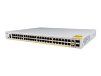 Cisco Catalyst 1000-48FP-4G-L - Switch - Administrerad - 48 x 10/100/1000 (PoE+) + 4 x gigabit SFP (upplänk) - rackmonterbar - PoE+ (740 W) C1000-48FP-4G-L