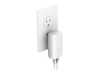 Belkin BoostCharge - Strömadapter - 37 Watt - PD 3.0 - 2 utdatakontakter (USB, 24 pin USB-C) WCB007VFWH