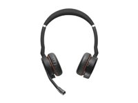 Jabra Evolve 75 UC Stereo - Headset - på örat - Bluetooth - trådlös - aktiv brusradering - USB 7599-838-109