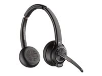 HP Poly Savi 8220-M Office - Savi 8200 series - headset - på örat - DECT / Bluetooth - trådlös - aktiv brusradering - svart - Certifierad för Microsoft-teams, Google Meet-certifierad, Works With Chromebook Certified 8D3H8AA#ABB