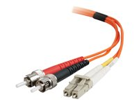 C2G - Patch-kabel - LC multiläge (hane) till ST-läge (multi-mode) (hane) - 20 m - fiberoptisk - 62,5/125 mikron 85079