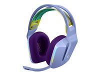 Logitech G G733 LIGHTSPEED Wireless RGB Gaming Headset - Headset - fullstorlek - 2,4 GHz - trådlös - lila 981-000890