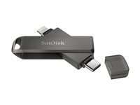 SanDisk iXpand Luxe - USB flash-enhet - 256 GB - USB-C / Lightning SDIX70N-256G-GN6NE