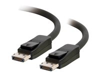 C2G DisplayPort 1.1 Cable with Latches - DisplayPort-kabel - DisplayPort (hane) till DisplayPort (hane) - 3 m - sprintlåsning - svart 84202