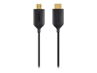 Belkin High Speed HDMI Cable - HDMI-kabel med Ethernet - HDMI hane till HDMI hane - 1.8 m AV10097BT1.8M