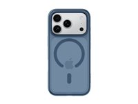 Belkin SheerForce Grip Series - Baksidesskydd för mobiltelefon - MagSafe-kompatibilitet - tillverkas av återvunna material - marin - för Apple iPhone 17 Pro MSA035HQNY