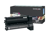 Lexmark - Magenta - original - tonerkassett LCCP, LRP - för Lexmark C770dn, C770dtn, C770n, C772, C772dn, C772dtn, C772n, X772e, X772es C7700MS