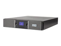 Eaton 9PX 1500VA 1350W 120V Online Double-Conversion UPS - 5-15P, 8x 5-15R Outlets, Cybersecure Network Card Option, Extended Run, 2U Rack/Tower Battery Backup - UPS (rackmonterbar/extern) - AC 100/110/120/125 V - 1350 Watt - 1500 VA - RS-232, USB - utgångskontakter: 8 - 2U - svart, silver - för P/N: 744-A3297, 9PXEBM48RT 9PX1500RT