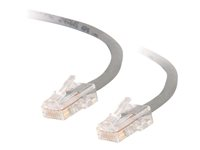 C2G Cat5e Non-Booted Unshielded (UTP) Network Crossover Patch Cable - Övergångskabel - RJ-45 (hane) till RJ-45 (hane) - 5 m - UTP - CAT 5e - tvinnad, enhetsstart - grå 83285