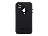 OtterBox Commuter Apple iPhone 4/4S - Skyddsfodral för mobiltelefon - silikon, polykarbonat - svart 77-18565