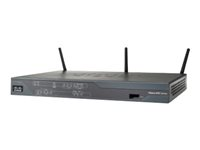 Cisco 887V VDSL2 - Trådlös router - ISDN/DSL - 4-ports-switch - WAN-portar: 2 - 802.11b/g/n (draft 2.0) - 2,4 GHz CISCO887VW-GNE-K9