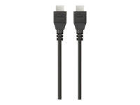 Belkin High Speed HDMI Cable - HDMI-kabel - HDMI hane till HDMI hane - 2 m - svart HDMI0018G-2M