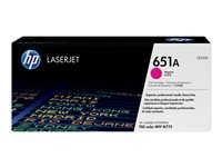 HP 651A - Magenta - original - LaserJet - tonerkassett (CE343A) - för Color LaserJet Enterprise MFP M775; LaserJet Managed MFP M775 CE343A