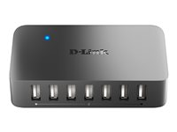 D-Link DUB H7 - Hubb - 7 x USB 2.0 - skrivbordsmodell DUB-H7/E