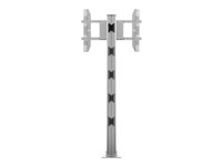 Multibrackets M Display Stand 180 Single - Ställ - för platt panel - aluminium - silver - skärmstorlek: 24"-63" - monterad i golvet 7350073732395