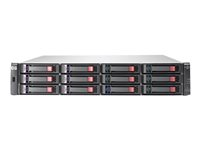 HPE Modular Smart Array P2000 G3 FC Dual Controller LFF Modular Smart Array System - Hårddiskarray - 12 fack ( SATA-300 / SAS-2 ) - 0 x HDD - 8Gb Fibre Channel (extern) - kan monteras i rack - 2U AP845B