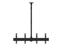 Multibrackets M Pro Dual Side MBC2X1U2 - Konsol - aluminium, stål - svart - skärmstorlek: 32"-65" - takmonterbar 7350073733491