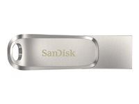 SanDisk Ultra Dual Drive Luxe - USB flash-enhet - 512 GB - USB 3.1 Gen 1 / USB-C SDDDC4-512G-G46