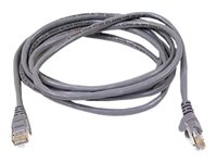 Belkin High Performance - Patch-kabel - RJ-45 (hane) till RJ-45 (hane) - 3 m - UTP - CAT 6 - formpressad, hakfri - grå - för Omniview SMB 1x16, SMB 1x8; OmniView SMB CAT5 KVM Switch A3L980B03M-S