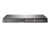 HPE Aruba 2930F 24G PoE+ 4SFP+ - Switch - L3 - Administrerad - 24 x 10/100/1000 (PoE+) + 4 x 1 gigabit/10 gigabit SFP+ (upplänk) - rackmonterbar - PoE+ (370 W) JL255A#ABB