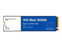 WD Blue SN580 WDS100T3B0E - SSD - 1 TB - inbyggd - M.2 2280 - PCIe 4.0 x4 (NVMe) WDS100T3B0E-00CHF0