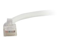 C2G Cat5e Booted Unshielded (UTP) Network Patch Cable - Patch-kabel - RJ-45 (hane) till RJ-45 (hane) - 30 cm - UTP - CAT 5e - formpressad, hakfri, tvinnad - vit 83259