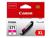Canon CLI-571M XL - 11 ml - Lång livslängd - magenta - original - bläcktank - för PIXMA TS5051, TS5053, TS5055, TS6050, TS6051, TS6052, TS8051, TS8052, TS9050, TS9055 0333C004