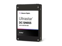 WD Ultrastar DC SN655 WUS5EA138ESP7E4 - SSD - datacenter - krypterat - 3.84 TB - inbyggd - 2.5" - U.3 PCIe 4.0 (NVMe) - TCG Ruby Encryption 0TS2467